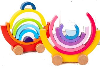 Fun Rainbow Car (2 models)   ITEM NO.： W043969