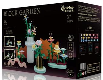Colorful Building Blocks Garden -150pcs   ITEM NO.： W043493
