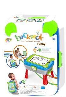 Four in one multifunctional backpack drawing board (boys)   ITEM NO.： W061201