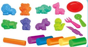 Qile Colorful Mud Animal Set   ITEM NO.： W054046
