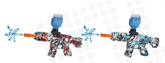 Model B, Water Bullet Electric Gun (with battery, magnifying glass, muffler, USB charging cable, 2 packs of water bullets)   ITEM NO.： W063114