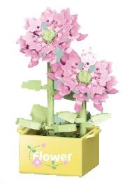 149PCS low-priced impulse version of Little Crown Flower - Micro Particle Building Blocks   ITEM NO.： W044654
