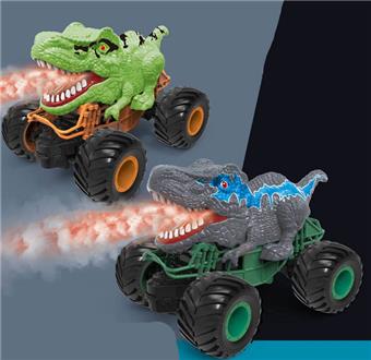 1: 20 Bigfoot Four way Dinosaur spray Remote Control SUV (including electricity) 2.4G   ITEM NO.： W055326