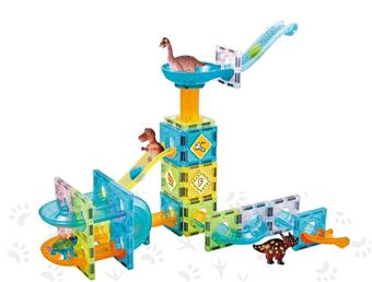 5.5CM track ball magnetic building blocks 74PCS   ITEM NO.： W046545