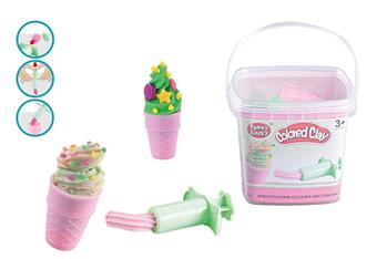Ice cream with 3 colored clay   ITEM NO.： W053296