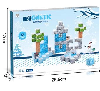 Ice and Snow Theme 2CM Magnetic Block 93P   ITEM NO.： W046765