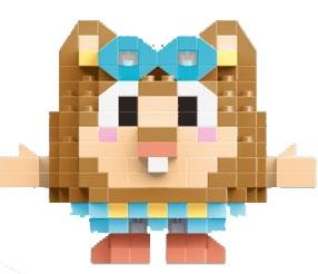 218PCS Low Price Impulse Hamster - Micro Particle Building Blocks   ITEM NO.： W044846