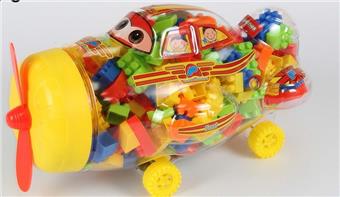 Aircraft puzzle building blocks   ITEM NO.： W045295
