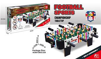 Wooden graffiti football table (with feet)   ITEM NO.： W060920