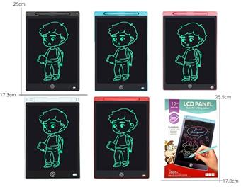 10 inch monochrome screen LCD electronic writing board drawing board graffiti drawing board handwriting board (CR2025 power pack * 1) monochrome clear installation   ITEM NO.： W056432