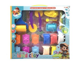 Window opening with 6 colors of clay and 13 sets of ink props   ITEM NO.： W053103