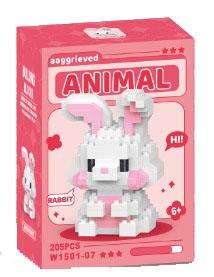 Injustice Rabbit 205PCS - Micro Particle Building Blocks Low Price Impulse Edition   ITEM NO.： W044606