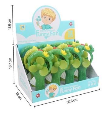 Cactus without light music (12pcs/box)   ITEM NO.： W042258