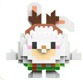 Little Rabbit 225PCS Low Price Impulse Edition - Micro Particle Building Blocks   ITEM NO.： W044840