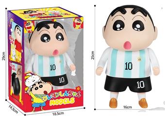 Big Eyes Crayon Shin chan Football piggy bank+Little White piggy bank   ITEM NO.： W051202
