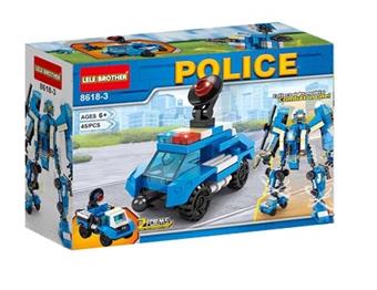 Police Series - Communication Command Vehicle 45pcs   ITEM NO.： W046135