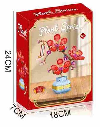 Peach Blossom 337PCS - Flower Series   ITEM NO.： W059992