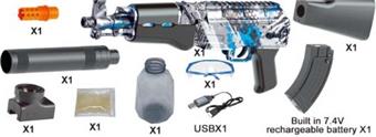 AK47 water bullet gun   ITEM NO.： W064609