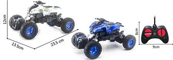 1: 18 27 frequency four-way light motorcycle off-road climbing police car   ITEM NO.： W060665