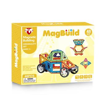 48 children's puzzle magnetic blocks   ITEM NO.： W043600