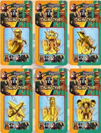 Shanhaijing Wooden Stick Man 1 card set   ITEM NO.： W055583