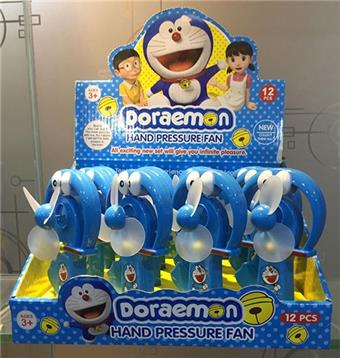 Doraemon handheld fan (12pcs/box)   ITEM NO.： W042246