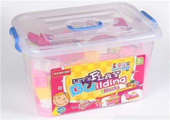Building block storage box # 6, multi-color mixed weighing of 850 grams (approximately 160PCS)   ITEM NO.： W045281