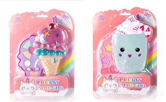 Nail comb disguised as toy, ice cream, ice cream cup DIY two-layer box   ITEM NO.： W057873
