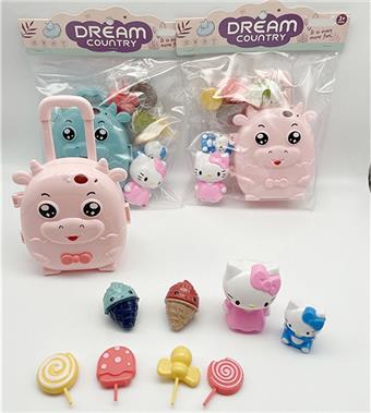 Children's Play Home Travel Set, Girl Princess Toy Set, Trolley Box Play Home   ITEM NO.： W043303