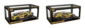 Lambo Lightning Model - Gold (with spray)   ITEM NO.： W047444