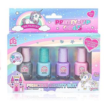 Nail comb toys Nail polish bottle DIY set   ITEM NO.： W057821