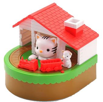 Cat scratching mouse piggy bank   ITEM NO.： W051861