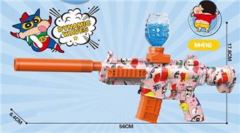 Crayon Shin chan M416 Electric Water Bullet Gun 7.4V   ITEM NO.： W066328
