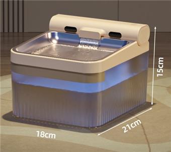 Pet Supplies Elephant Pet Water Dispenser - Water Purification Type - Anti dry Burn/with Light - Steel Plate   ITEM NO.： W062211