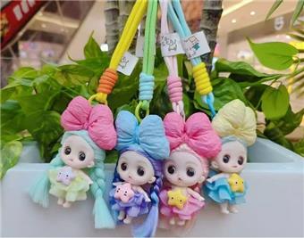 Doll keychain figurine   ITEM NO.： W048270