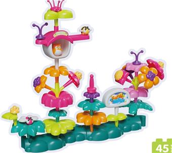 Puzzle Block Flowers (45PCS)   ITEM NO.： W062144