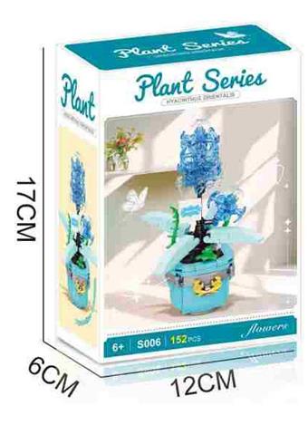 Building block hyacinth 152PCS flower series   ITEM NO.： W059979