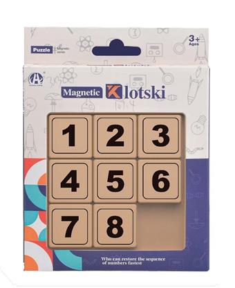 English 3 * 3 magnetic numbers Huarongdao   ITEM NO.： W046602