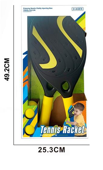 19.5-inch plastic hard face tennis racket   ITEM NO.： W043217