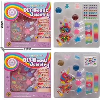 Unicorn Candy Bead Makeup Set (Two Mixed Designs)   ITEM NO.： W058947