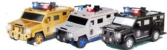 Red Hummer police car cash truck piggy bank   ITEM NO.： W051580