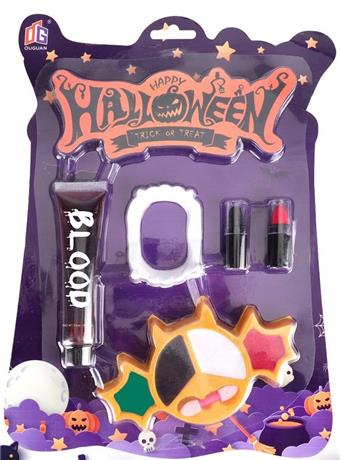 Halloween cosmetics, accessories, nail art, combs, toys DIY set   ITEM NO.： W057849