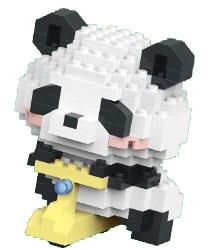172PCS Panda Low Price Impulse Scooter - Micro Particle Building Blocks   ITEM NO.： W044734