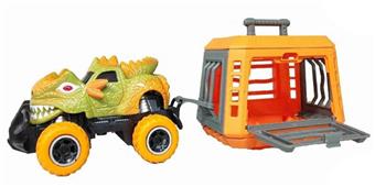 Forest Hunter 1:43 Monster Remote Control Car Trailer with Bear, no electricity included, 2xAA each for body and remote control   ITEM NO.： W055120