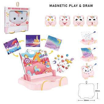 Unicorn Scene Learning Box (Small)   ITEM NO.： W061598