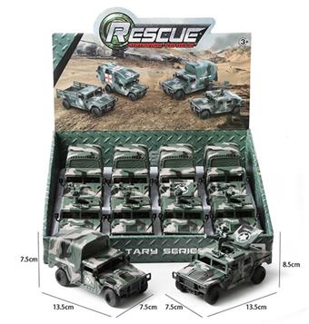 Inertial Hummer military vehicle (8 units, 2 mixed models)   ITEM NO.： W041746