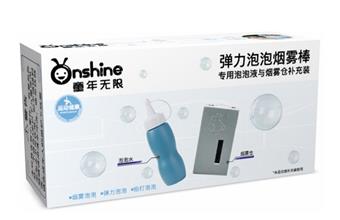 Elastic Bubble Smoke Stick - Special Bubble Liquid and Smoke Chamber Supplemental Pack - Blue   ITEM NO.： W043461