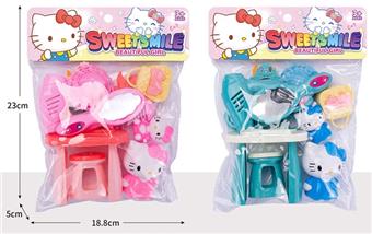 Children's puzzle toy KT cat dressing table DIY girl set   ITEM NO.： W043274