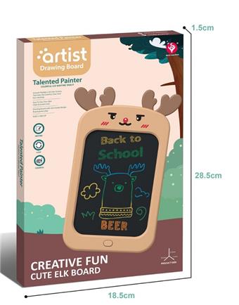 Deer colored LCD writing board   ITEM NO.： W056974