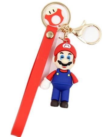 Cartoon Mario Keychain Pendant Cute Doll Doll Machine Small Gift Couple Bag Pendant Hot Selling   ITEM NO.： W048438